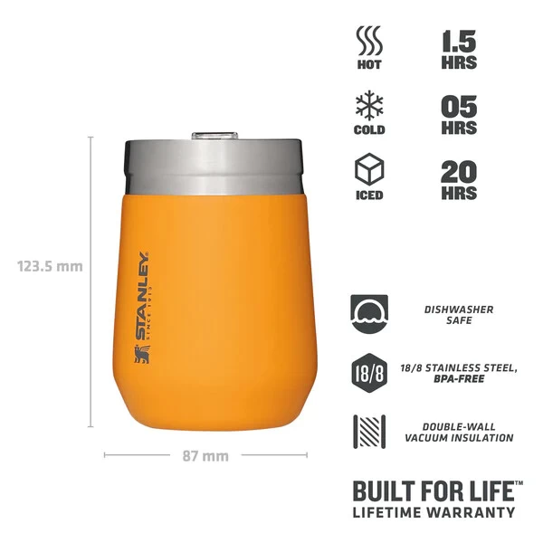 Stanley Go Everyday Tumbler 0.29L (Saffron) - Image 2