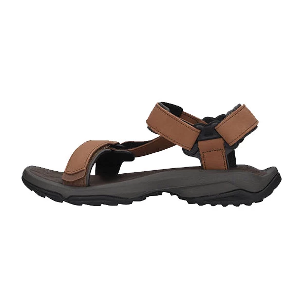 Teva Mens Terra FI Lite Leather Sandals (Brown) - Image 2