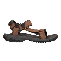 Teva Mens Terra FI Lite Leather Sandals (Brown)