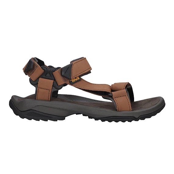 Teva Mens Terra FI Lite Leather Sandals (Brown)