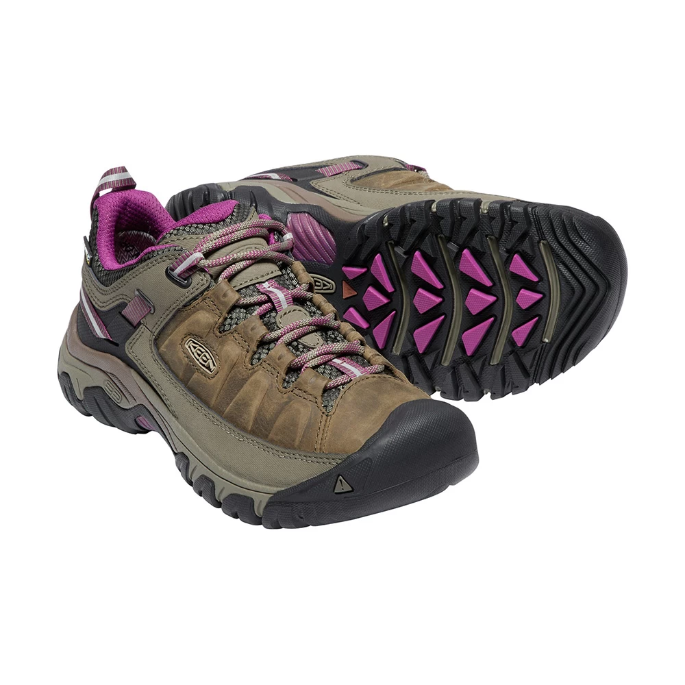 Keen Womens Targhee III Waterproof Hiking Shoes (Weiss / Boysenberry) - Image 3