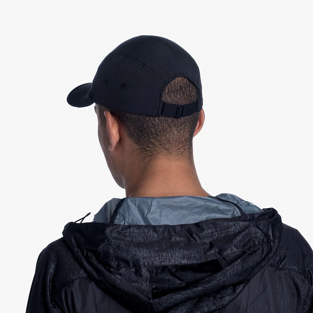 Buff 5 Panel Go Cap (Black) - Image 2