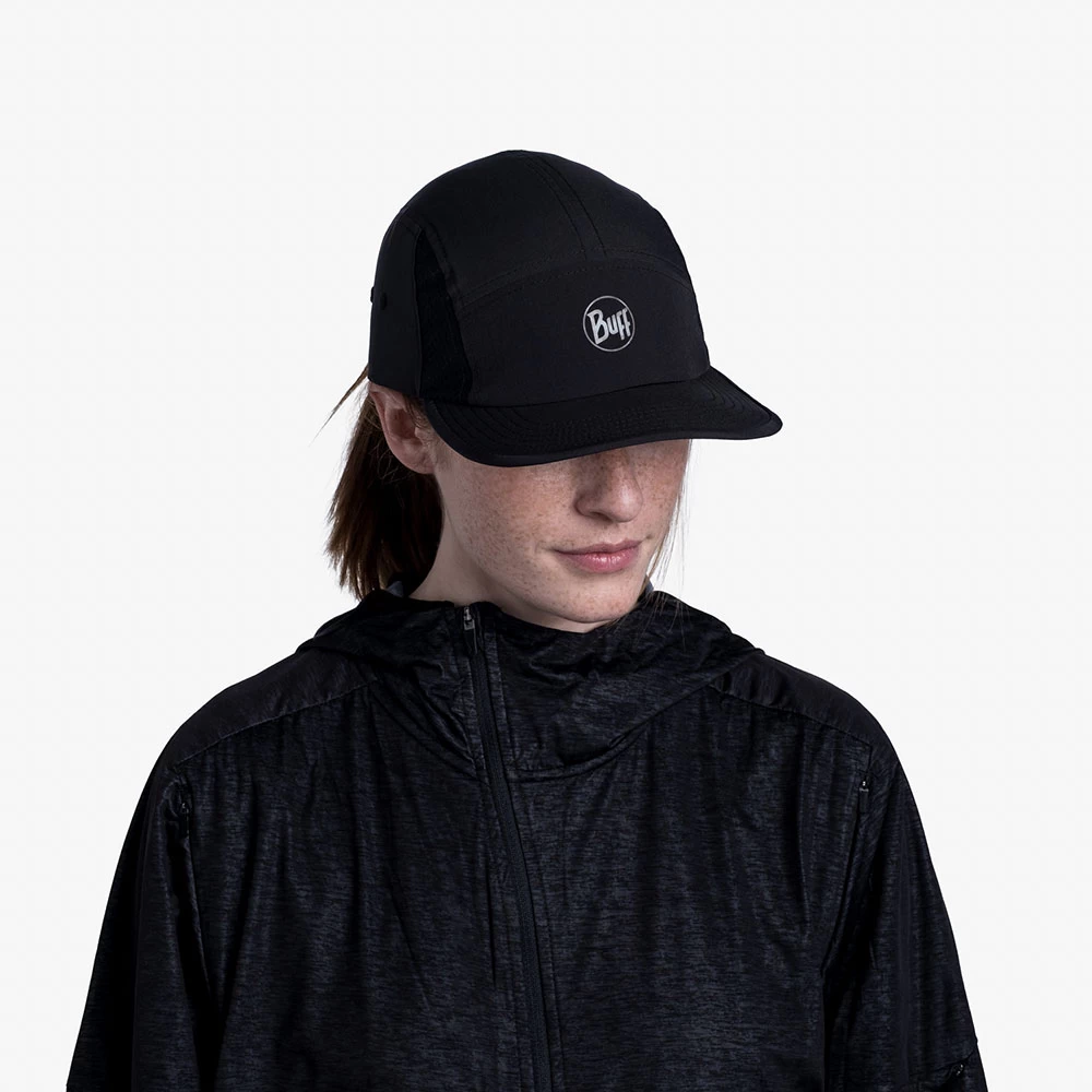 Buff 5 Panel Go Cap (Black) - Image 4