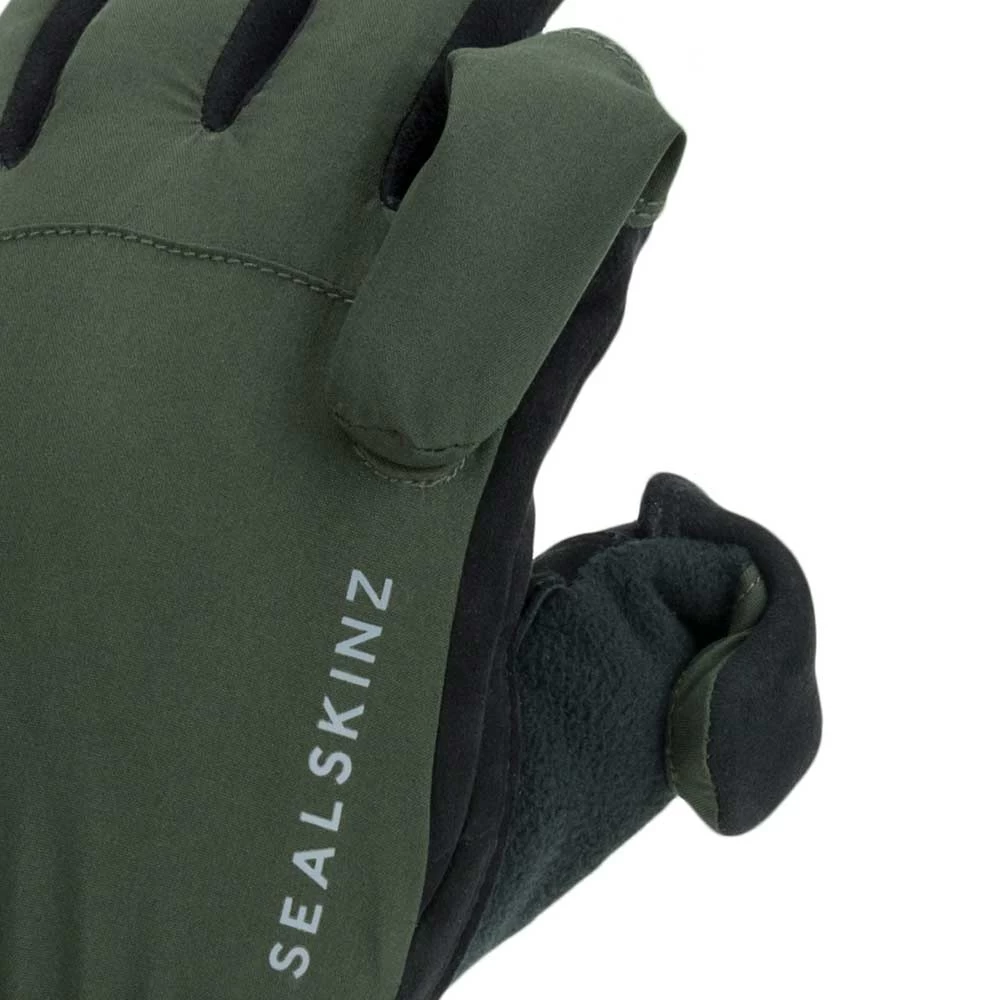 Sealskinz Waterproof All Weather Sporting Gloves (Olive Green/Black) - Image 3