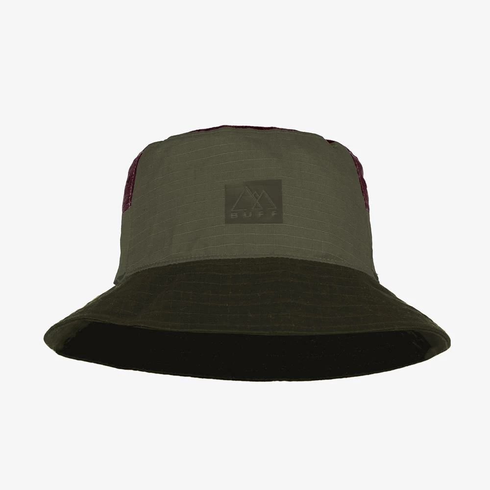 Buff Sun Bucket Hat (Khaki) - Image 3