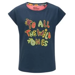 Jack Wolfskin Kids Villi T-Shirt (Dark Sea)