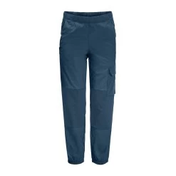 Jack Wolfskin Kids Villi Stretch Walking Trousers (Dark Sea)