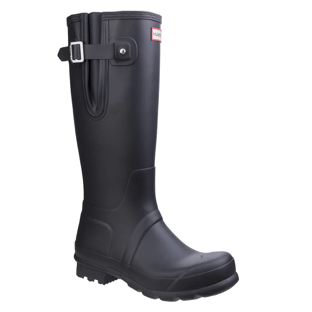 Hunter Mens Original Side Adjustable Wellingtons (Black)