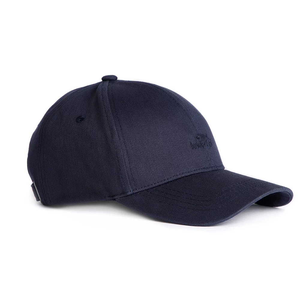 Weird Fish Scarfell Herringbone Cap (Navy)