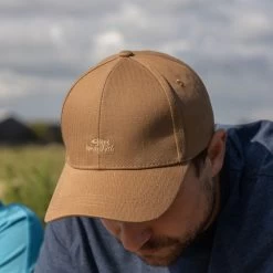 Weird Fish Scarfell Herringbone Cap (Walnut)