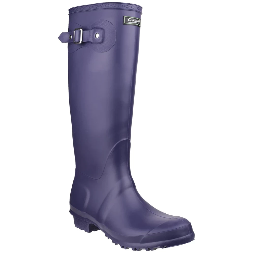 Cotswold Womens Sandringham Wellingtons (Purple) - Image 2