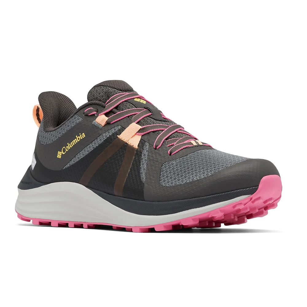 Columbia Womens Escape Pursuit Outdry Waterproof Walking Shoes (Dark Grey)