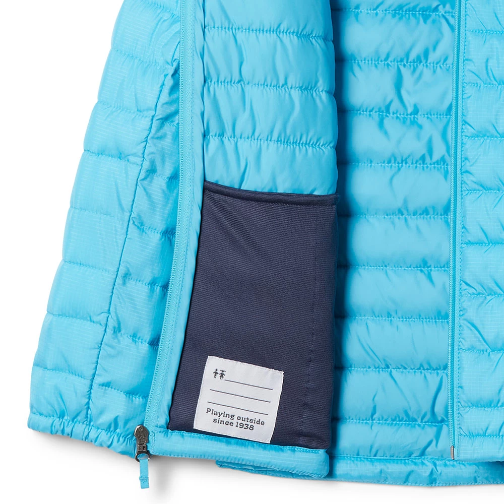 Columbia Kids Silver Falls Insulated Hooded Jacket (Atoll Blue) - Image 3