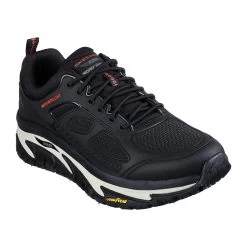 Skechers Mens Arch Fit Road Walker Recon Walking Shoes (Black)