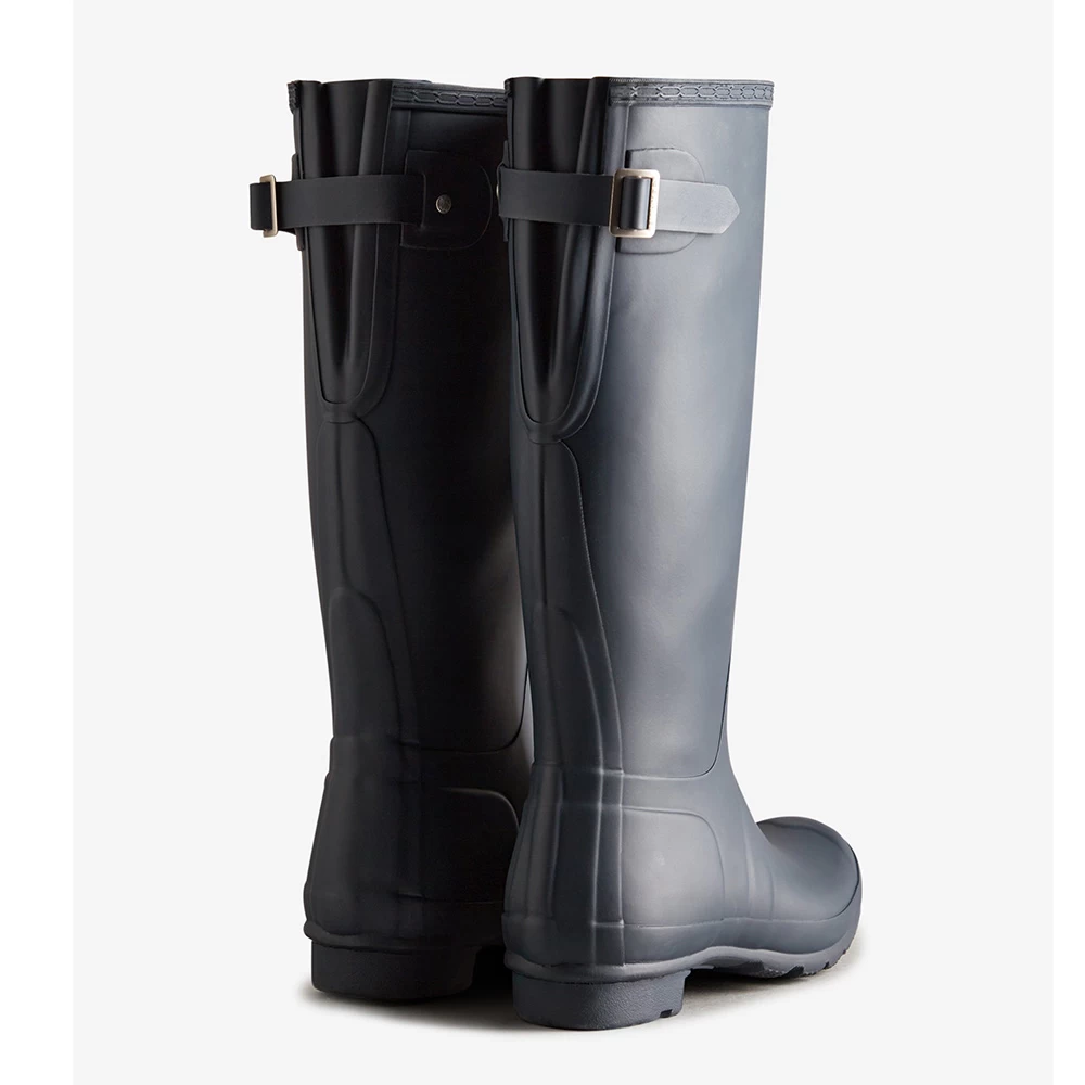 Hunter Womens Original Tall Back Adjustable Wellingtons (Navy) - Image 3