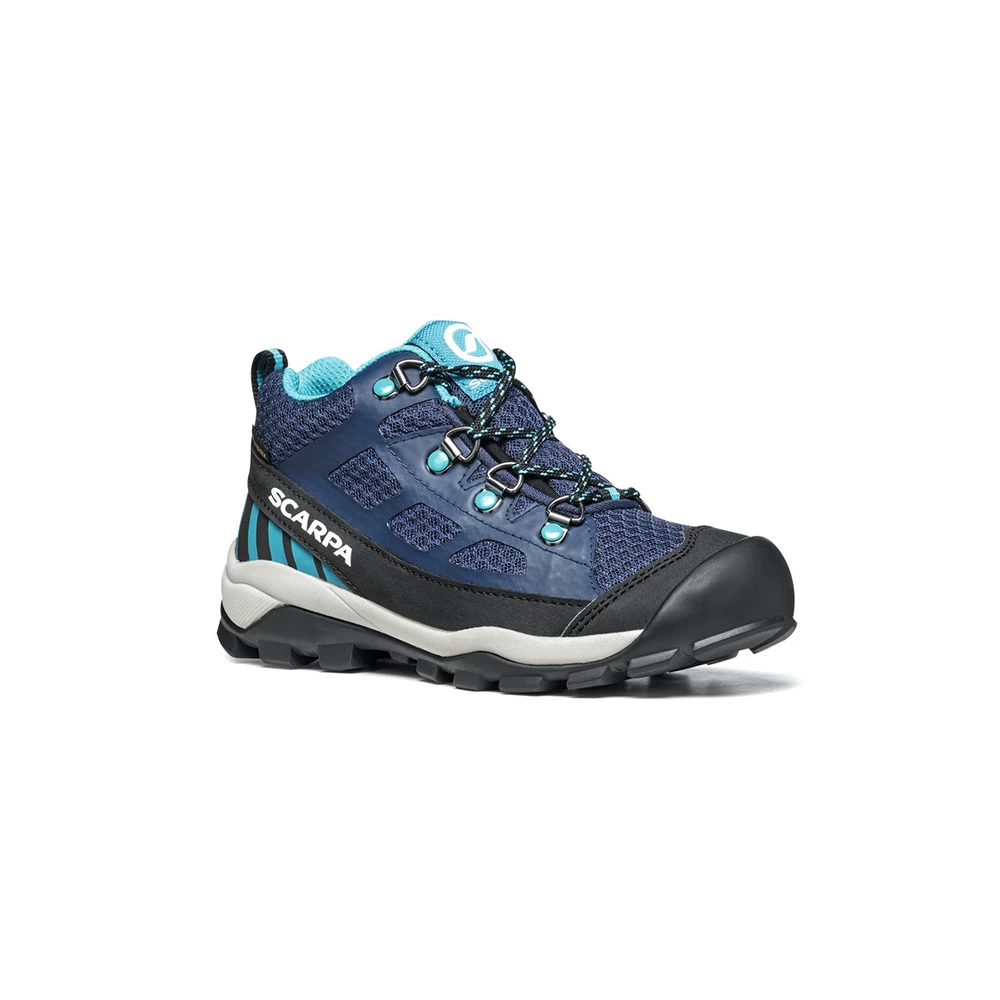 Scarpa Kids Neutron Mid GORE-TEX Hiking Boots (Blue / Turquoise)