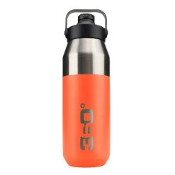 360 Degrees Vacuum Insulated Stainless Wide Mouth Bottle With Sip Cap - 750ml (Pumpkin)
