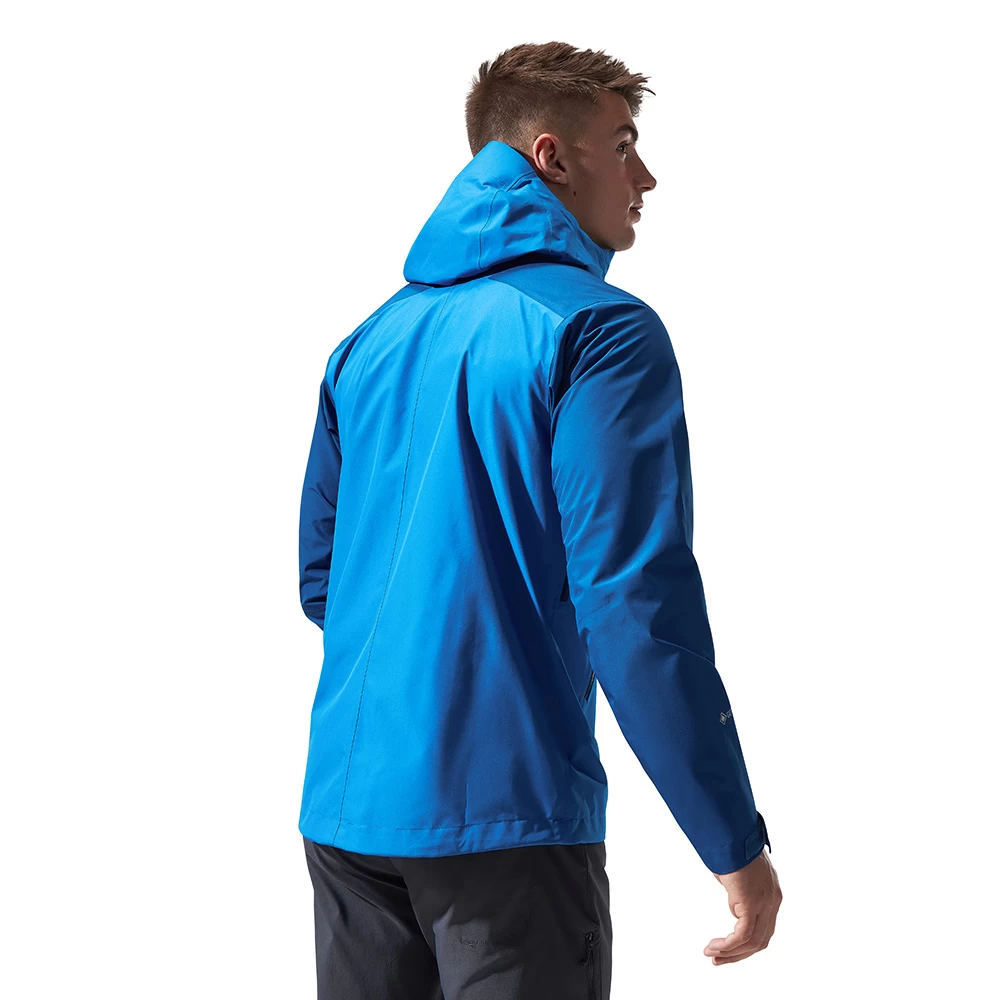 Berghaus Mens Paclite Peak Vented GORE-TEX Jacket (Turkish Sea / Limoges) - Image 3