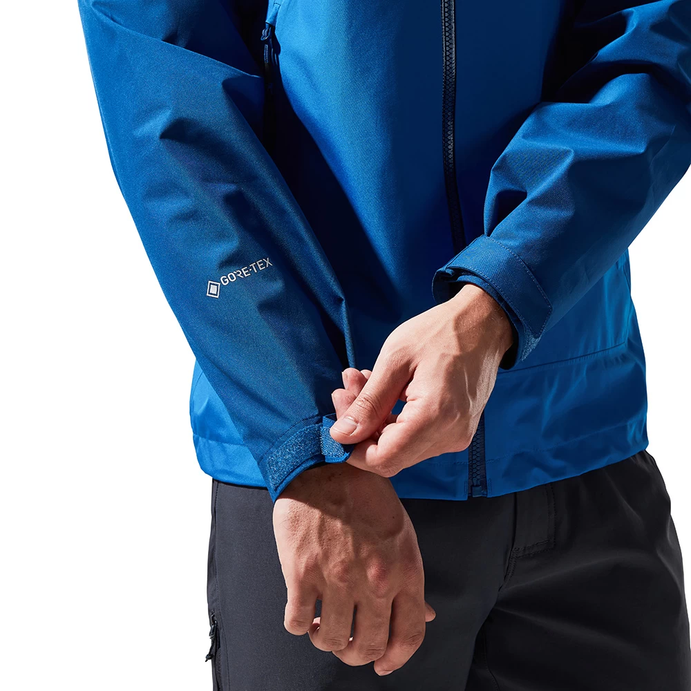 Berghaus Mens Paclite Peak Vented GORE-TEX Jacket (Turkish Sea / Limoges) - Image 7