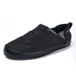 Berghaus Unisex Bothy Mule Slippers (Jet Black/Grey Pinstripe)