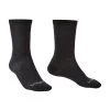 Bridgedale Mens Coolmax Liner Base Layer Boot Socks (2 Pack) (Black)