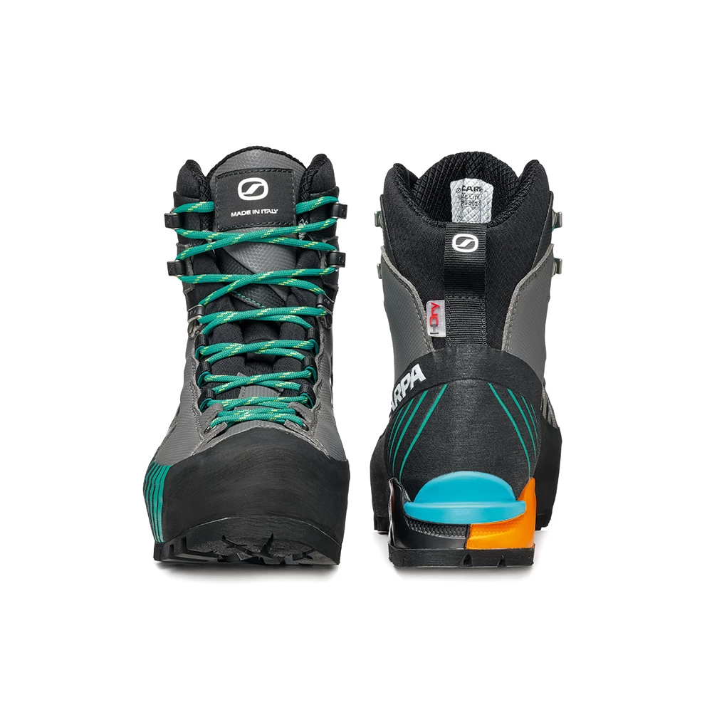Scarpa Womens Ribelle Lite HD Waterproof Mountain Boots (Iron Grey / Tropical Green) - Image 3