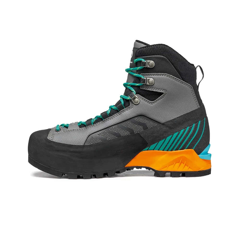 Scarpa Womens Ribelle Lite HD Waterproof Mountain Boots (Iron Grey / Tropical Green) - Image 6