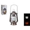 Summit B & Co Flame Hurricane Lantern With Batteries