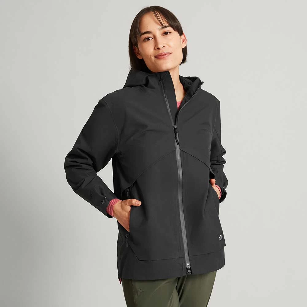 Kathmandu Womens Amphi 2L Waterproof Rain Jacket (Black)