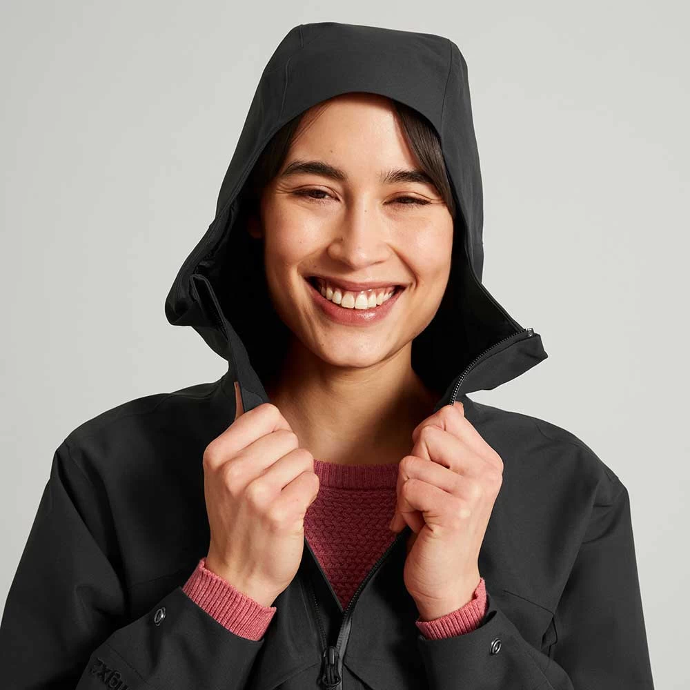 Kathmandu Womens Amphi 2L Waterproof Rain Jacket (Black) - Image 6