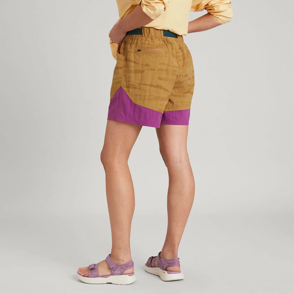 Kathmandu Womens EVRY-Day Cargo Shorts (Dijon Traverse Print/Raz) - Image 3