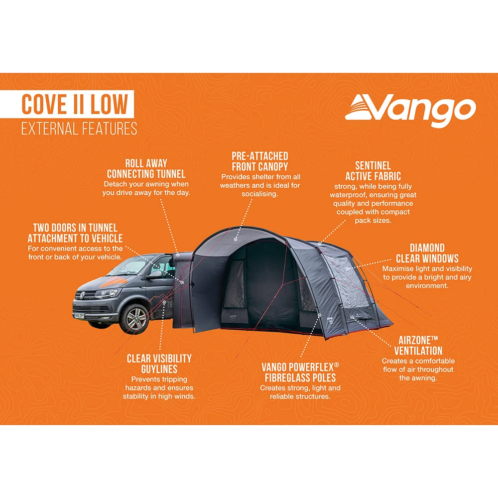 Vango Cove II Low Drive Away Awning - Image 6