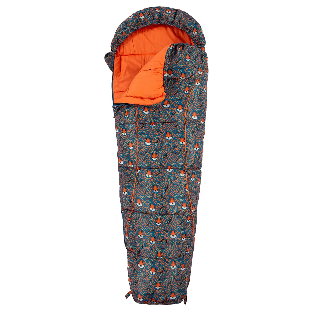 Trespass Kids Bunka Sleeping Bag (Teal Tiger Print)