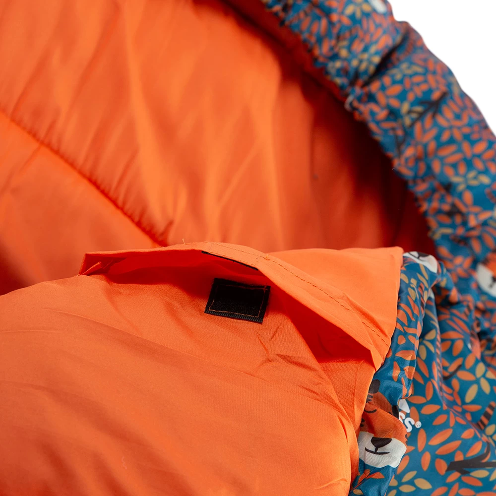 Trespass Kids Bunka Sleeping Bag (Teal Tiger Print) - Image 5