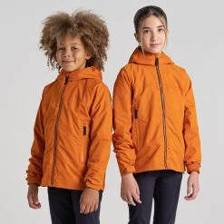 Craghoppers Kids Tobin Waterproof Jacket (Canyon Orange)