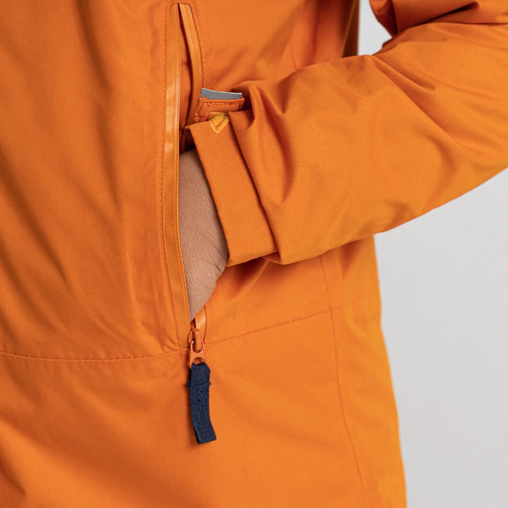 Craghoppers Kids Tobin Waterproof Jacket (Canyon Orange) - Image 6
