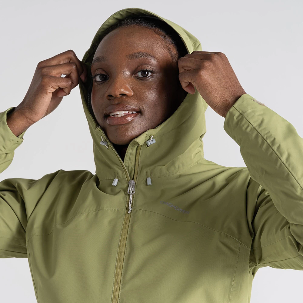Craghoppers Womens Sariah Waterproof Jacket (Moss) - Image 3