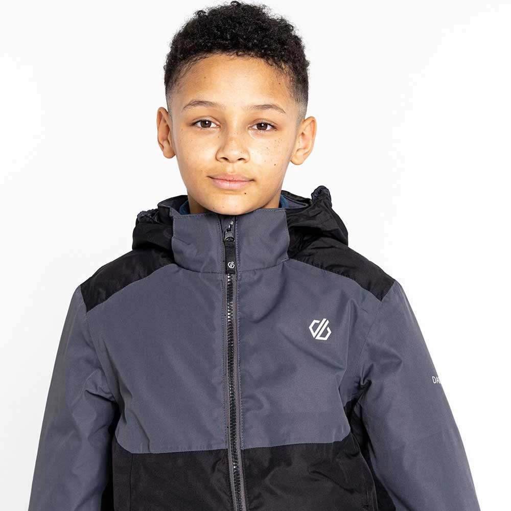 Dare 2b Kids Impose III Waterproof Ski Jacket (Ebony Grey/Black) - Image 3