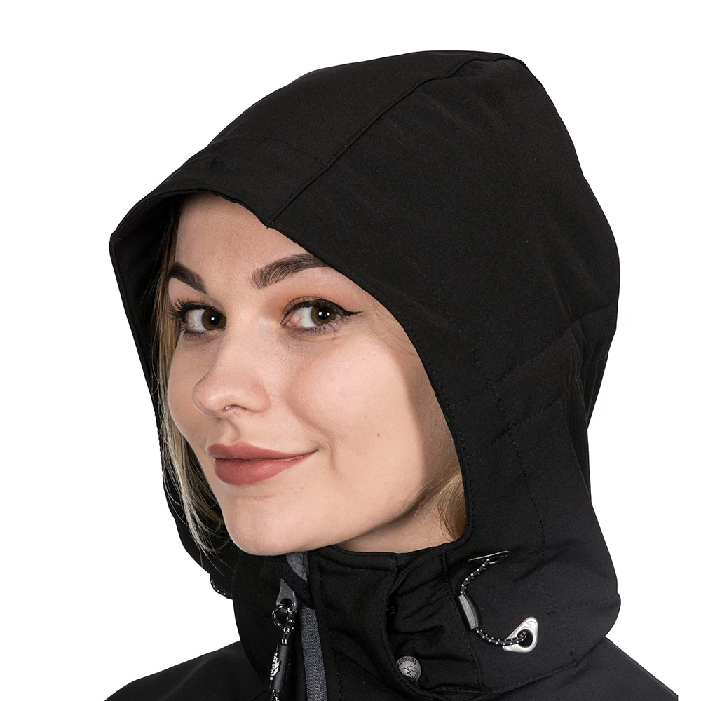 Trespass Womens Bela II Softshell Jacket (Black) - Image 5