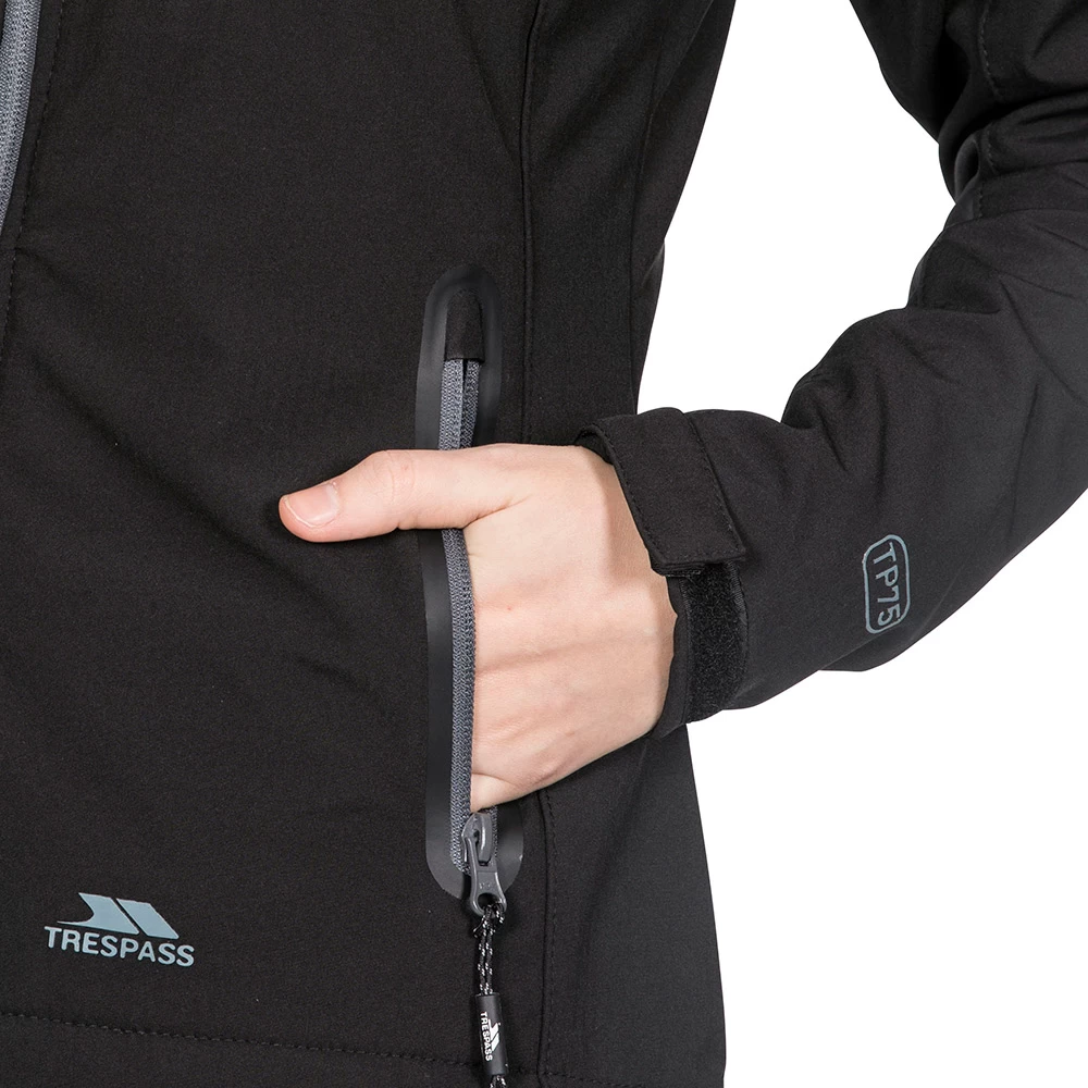 Trespass Womens Bela II Softshell Jacket (Black) - Image 8