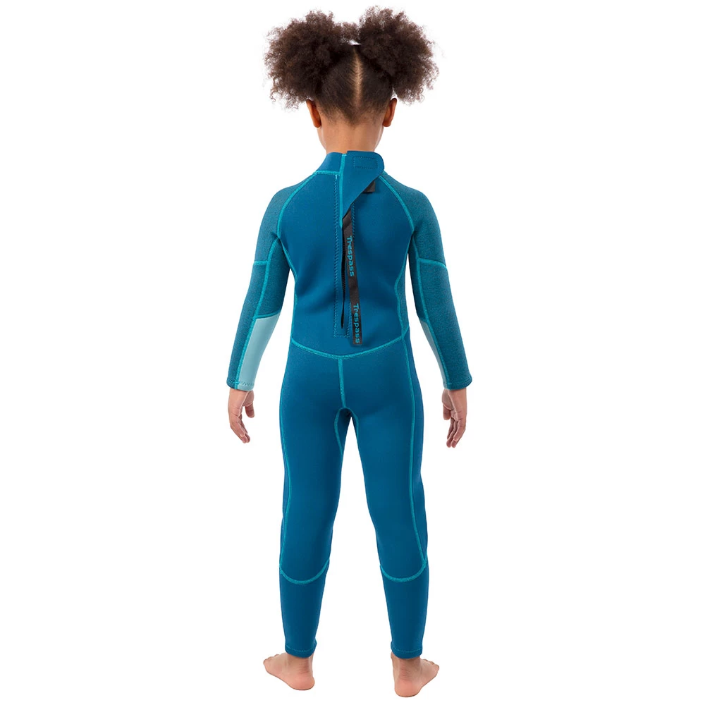 Trespass Kids Lillian 3mm Full Length Wetsuit (Cosmic Blue Marl) - Image 2