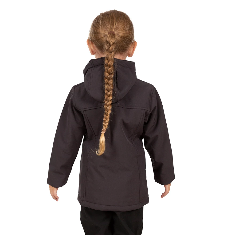 Trespass Girls Kristen Softshell Jacket (Dark Grey) - Image 2