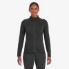 Montane Womens Protium Full Zip Fleece Jacket (Black)