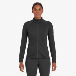 Montane Womens Protium Full Zip Fleece Jacket (Black)