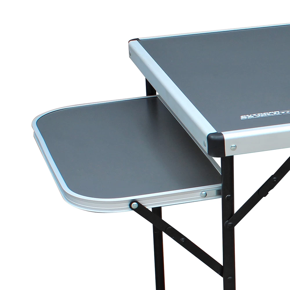 Outdoor Revolution Aluminium Top Camping Table 130 X 60cm With Folding Side Tables - Image 2