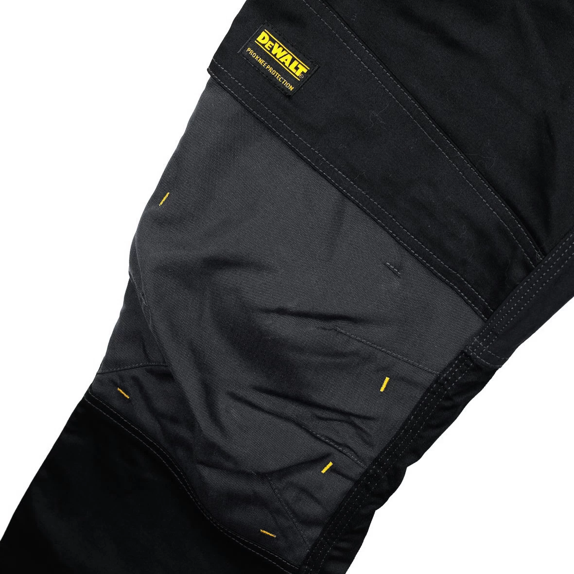 DeWalt Mens Harrison Pro Stretch Trousers (Black / Grey) - Image 4