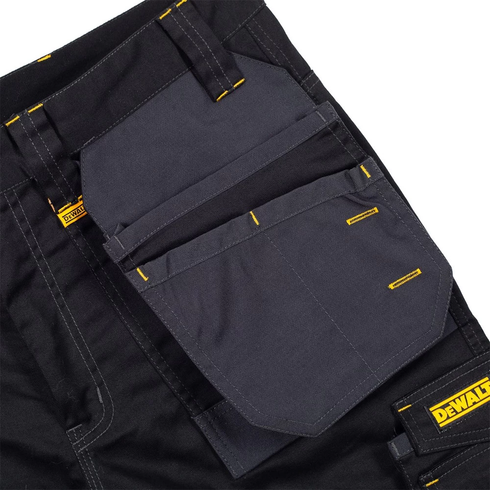 DeWalt Mens Harrison Pro Stretch Trousers (Black / Grey) - Image 5