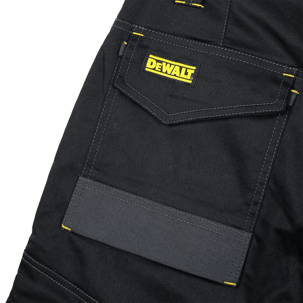 DeWalt Mens Harrison Pro Stretch Trousers (Black / Grey) - Image 6