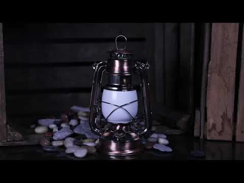Summit B & Co Flame Hurricane Lantern With Batteries - Image 2