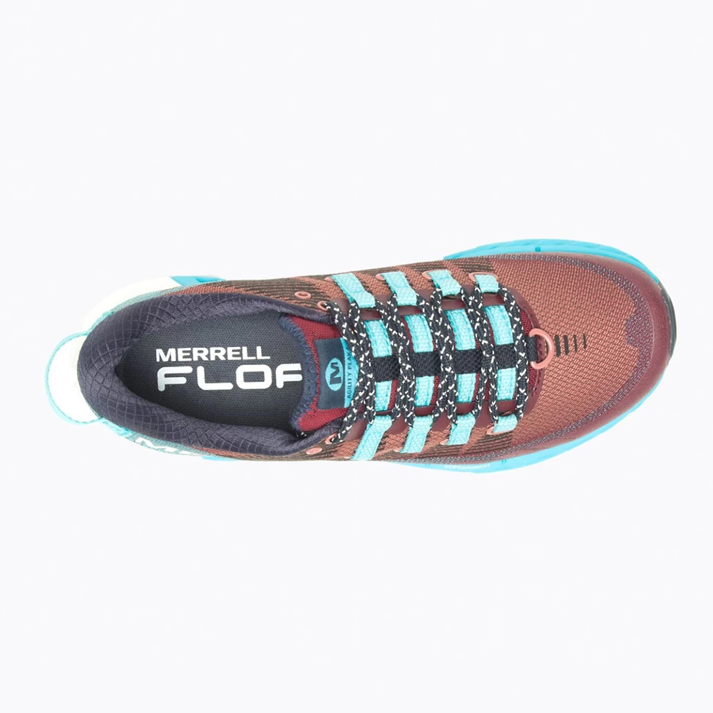 Merrell Womens Agility Peak 4 Trail Running Shoes (Cabernet / Atoll) - Image 4